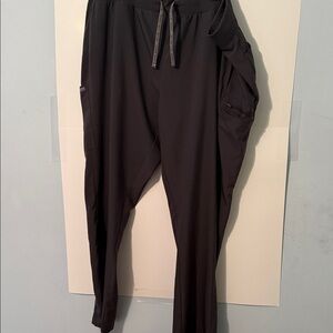 Landau dark gray Cargo Men's scrubs Pants 7 pocket 4 way stretch